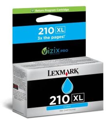 Lexmark 210 XL (14L0175E) tinteiro ciano XL
