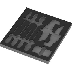 Wera 9860 Schaumstoffeinlage Stainless Set 1, ohne Werkzeug - 05137360001