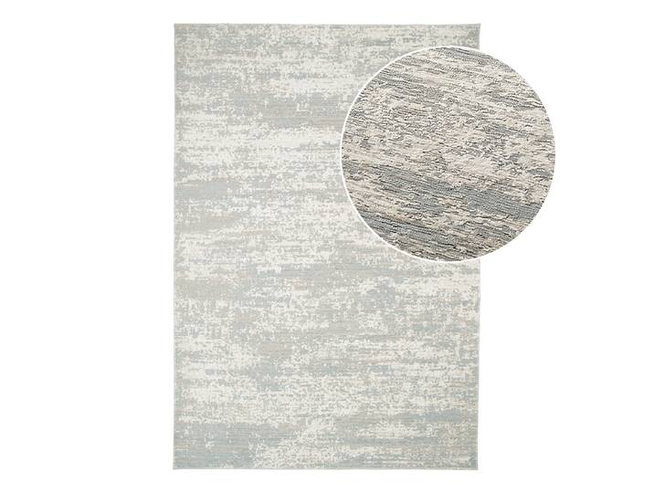 Kurzflorteppich Noval Blau/Grau/Blau/Grau 160 x 230cm Polyester / Jute