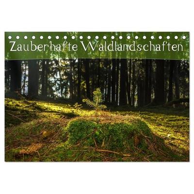 Zauberhafte Waldlandschaften (Tischkalender 2027 DIN A5 quer), CALVENDO Monatskalender