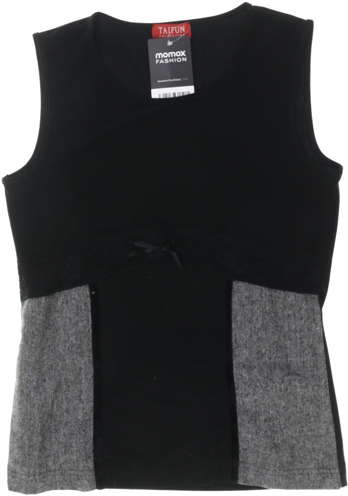 Taifun Damen Bluse, Schwarz, Gr. EU 36, Elasthan / Synthetik / Wolle / Baumwolle - Second Hand