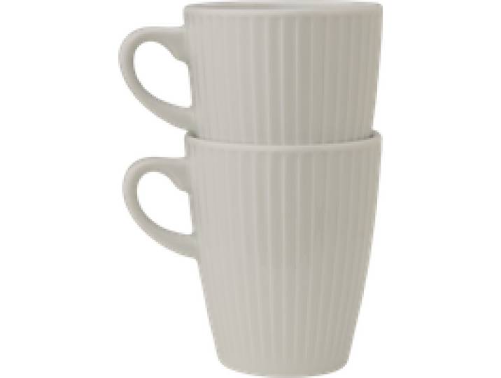 Lot de 2 Mugs en porcelaine Plissé