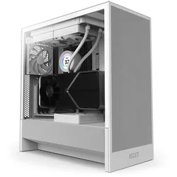 NZXT H5 Flow (2024), weiß, Glasfenster
