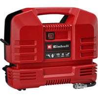Koffer-Kompressor TC-AC 190 OF Set rot/schwarz, 1.100 Watt, Reifen-Füllgerät, Druckluftschlauch