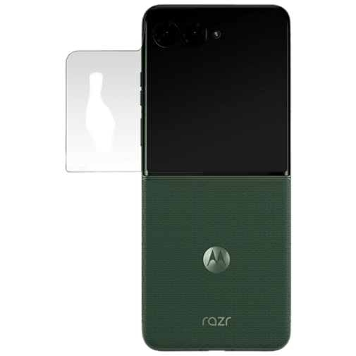 Mobilize Gehärtetes Glas Clear Displayschutzfolie Motorola Razr 70 Plus
