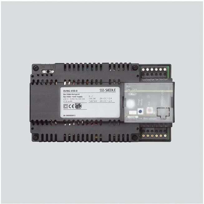 Siedle&Söhne; Alimentation vidéo bus pour In-Home-Bus Video BVNG 650-0 DE (200035130-00)