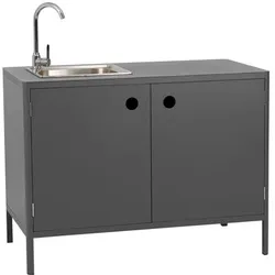 Brafab Outdoorküchen-Modul Spülbeckenmodul Kelia Aluminium Anthracite