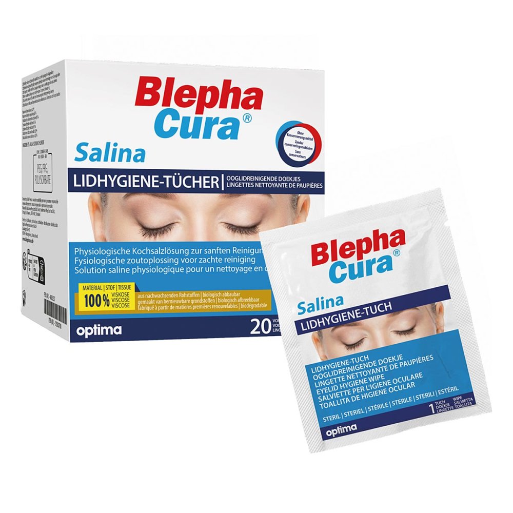 OPTIMA Pharmazeutische GmbH Blephacura Salina Lidhygiene-Tücher 12583780