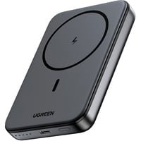 Magnetische Kabellose Powerbank 10000mAh mit USB-C Kabel schwarz