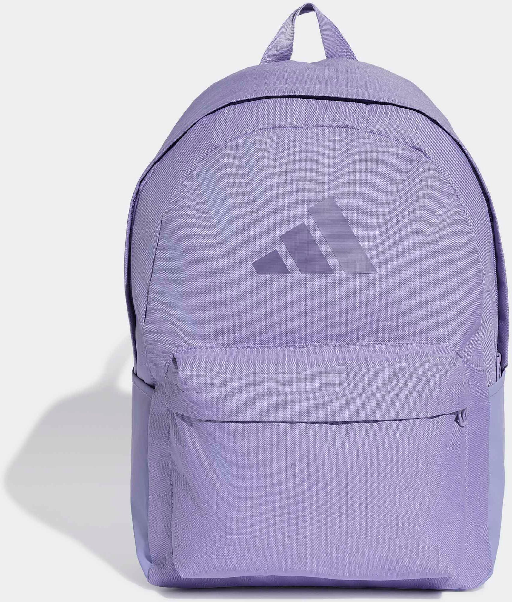 Rucksack ADIDAS PERFORMANCE "CLASSIC 3-STREIFEN LOGO", lila (magic lila, tech lila), Rucksäcke, Obermaterial: 100% Polyester, Rucksack magic lila, tech lila Einheitsgröße