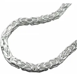 Gallay Kette 5x5mm Königskette vierkant glänzend Silber 925 55cm