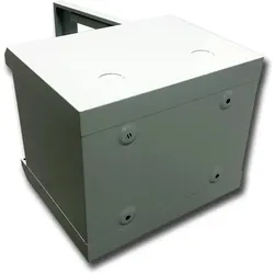 Wantec 10" rack jednodÃ­lnÃ1⁄2 6U/280 DATACOM Å¡edÃ1⁄2 Skl.dv. (6 HE, 10 Zoll Rack), Serverschrank, Grau