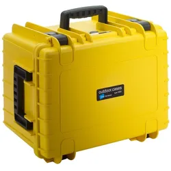 B&W International Outdoor Case 5500 empty yellow (Fotokoffer, 37.90 l), Kameratasche, Gelb