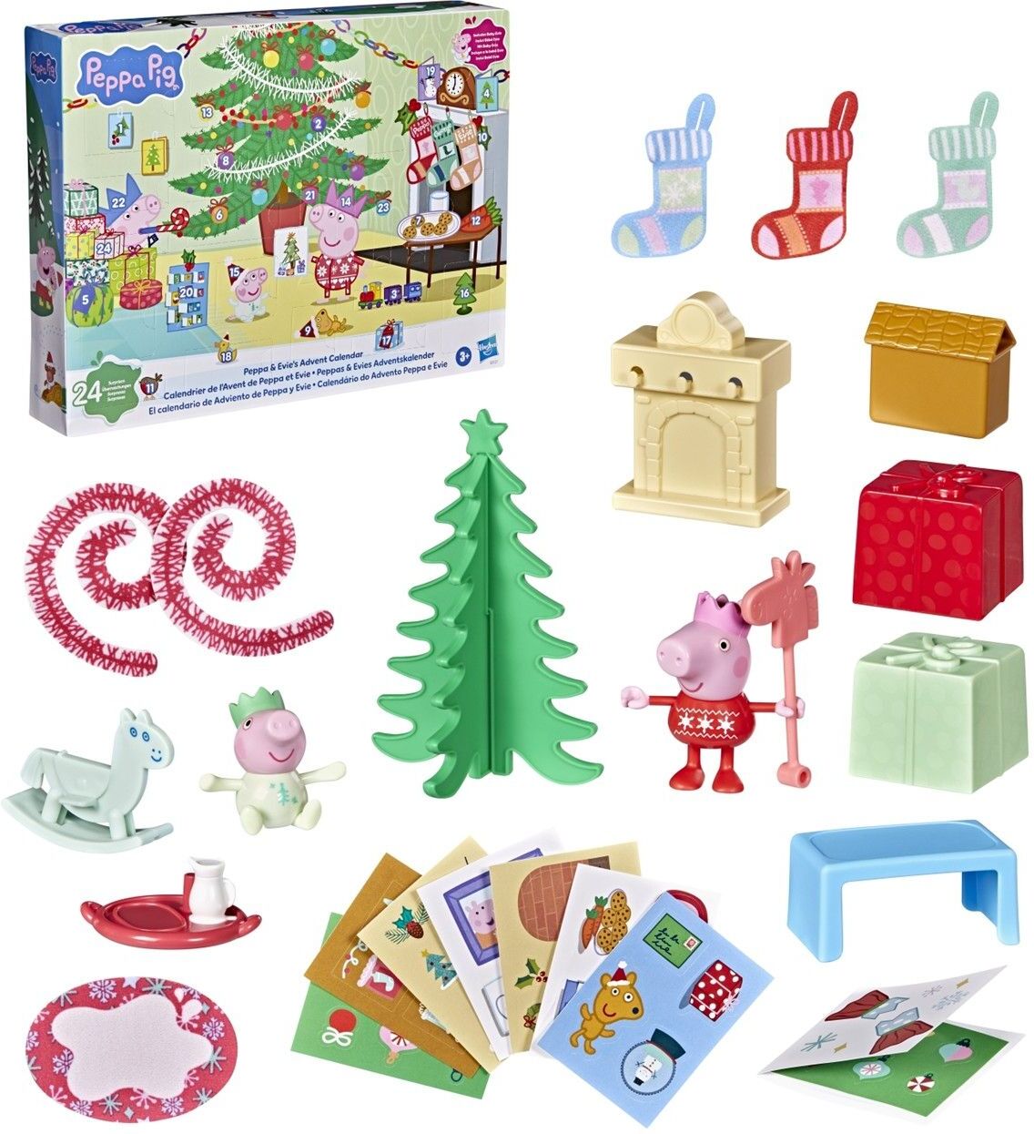 Hasbro Peppa Pig: Peppa & Evine's Advent Calendar - 24 Suprises (G3127)