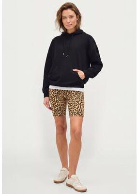 Plus Size Women's Ellos Studio Stretch Cotton Spandex Bike Shorts by Ellos Studio in Classic Leopard (Size 10/12)