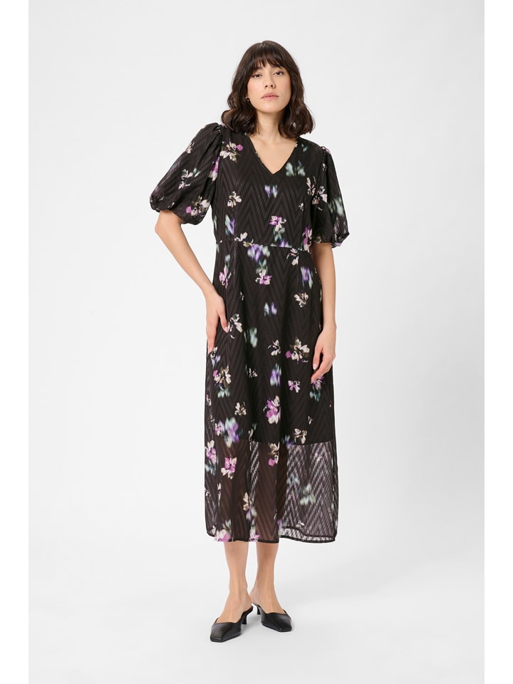 Kaffe Kleid in Schwarz - 34