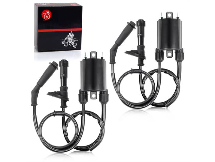 2 jeux de bobine d'allumage et bouchon de bougie d'allumage pour Honda Shadow VLX 600 VT600 1988 – 2007