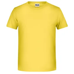 Jungen Basic T-shirt "8008B" - M - yellow