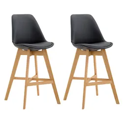 2er Set Barhocker Cannes Kunstleder