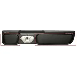 Contour RollerMouse Pro WL Regular WR vegan leather retail (Kabelgebunden, Kabellos), Maus, Schwarz