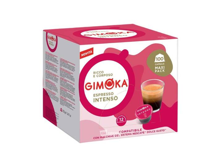 GIMOKA Dolce Gusto Compatible Capsules ESPRESSO INTENSO 100 capsules 700 g