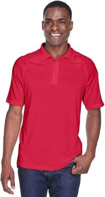 Harriton M211 Men's Advantage Tactical Performance Polo Shirt in Red size XL   Polyester