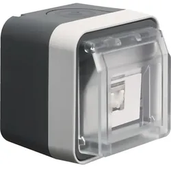 Hager UAE Steckdose 8-polig grau WNC226