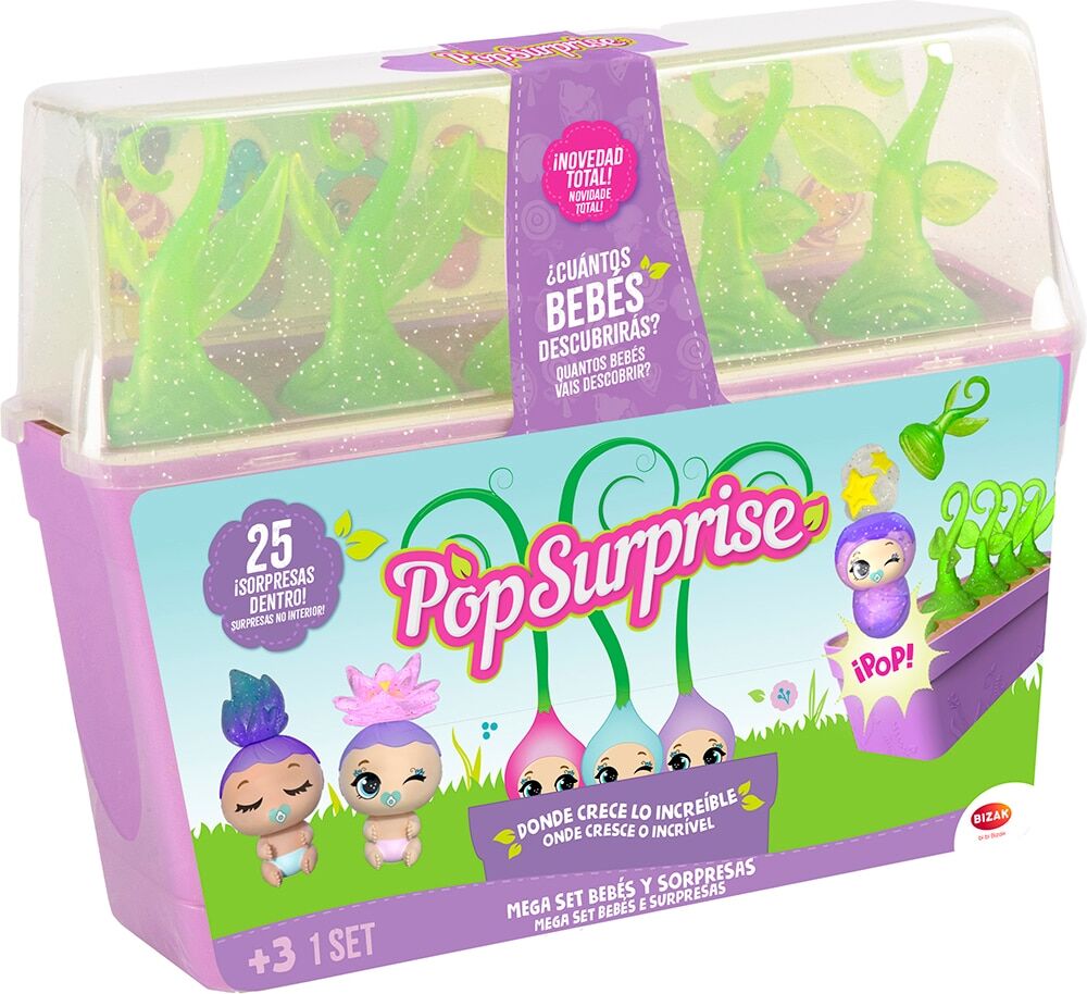 Bizak Mini muñecas Pop Surprise mega set bebes y sorpresas modelos surtidos .