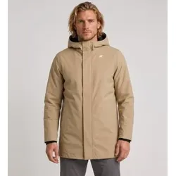 K-way für Herren. K7126UW Jacke Marlyn Bonded beige (S), Lässig, Nylon