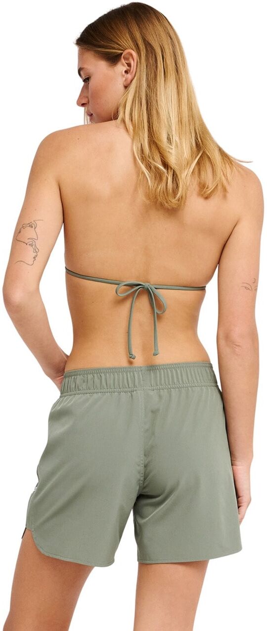 Badepants ROXY "Roxy Wave 5", Damen, Gr. S, grün (agave grün), Polyester, Badehosen Badepants