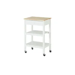 Servierwagen   ¦ weiß ¦ Maße (cm): B: 55 H: 84,5 T: 39.8