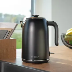 Home Deluxe HOME DELUXE Wasserkocher NOBLE - Matt Schwarz