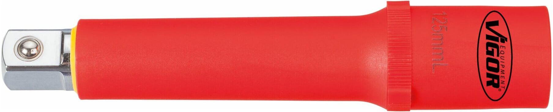 VIGOR Außenvierkant Antrieb 12,5 = 1/2 Zoll Innenvierkant Antrieb 12,5 = 1/2 Zoll VDE-Verlängerung V3341 Vierkant hohl 12,5 mm (1/2 Zoll) Gesamtlänge:)