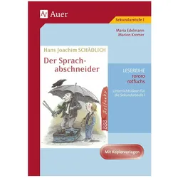 Hans Joachim Schädlich: Der Sprachabschneider, Schulbücher von Marion Kromer, Maria Edelmann