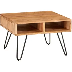 Couchtisch in Akazienfarben ca. 60x60x40 cm, Echtholz
