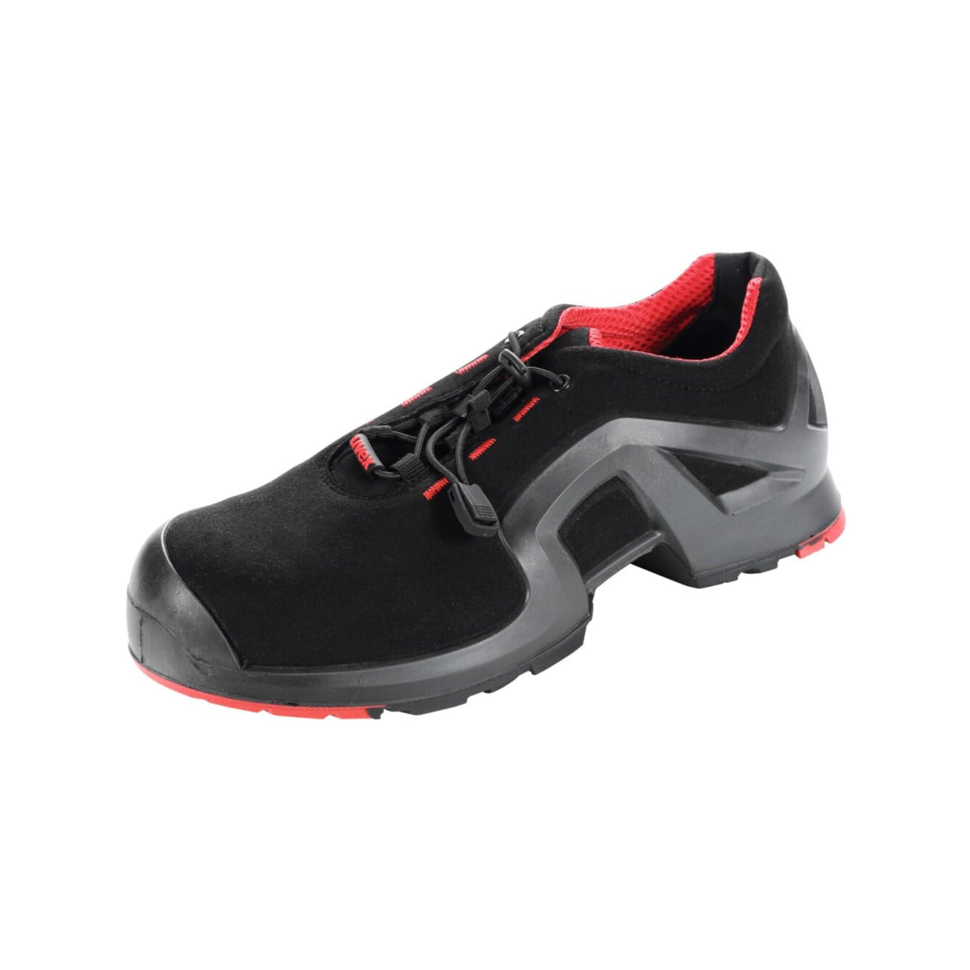 uvex Halbschuh schwarz/rot uvex 1 x-tended support, S3, EU-Schuhgröße: 43 (8516243)