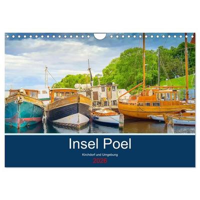 Insel Poel Kirchdorf und Umgebung (Wandkalender 2026 DIN A4 quer), CALVENDO Monatskalender