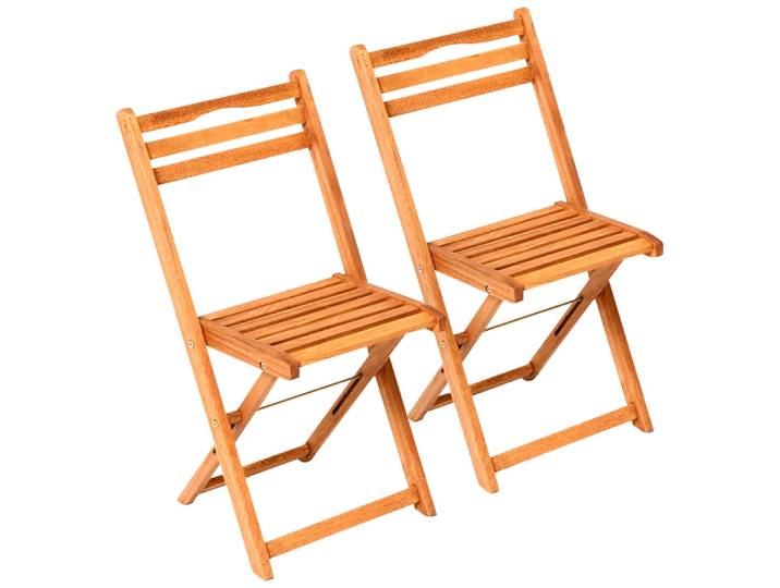 Gartenstuhl MERXX Porto , braun, B:40cm H:82cm T:49cm, Holz teilmassiv, Stühle, Gartenstuhl, 2er Set, Eukalyptusholz, klappbar, braun