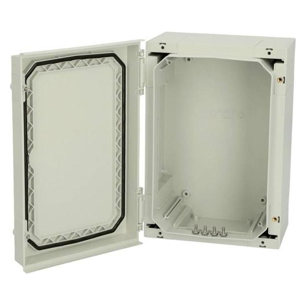 Fibox 4810000 Wandgehäuse 220 x 320 x 150 Polycarbonat korrosionsbeständig grau-weiss (RAL 7035) 1 St (Gehäuse) (4810000)