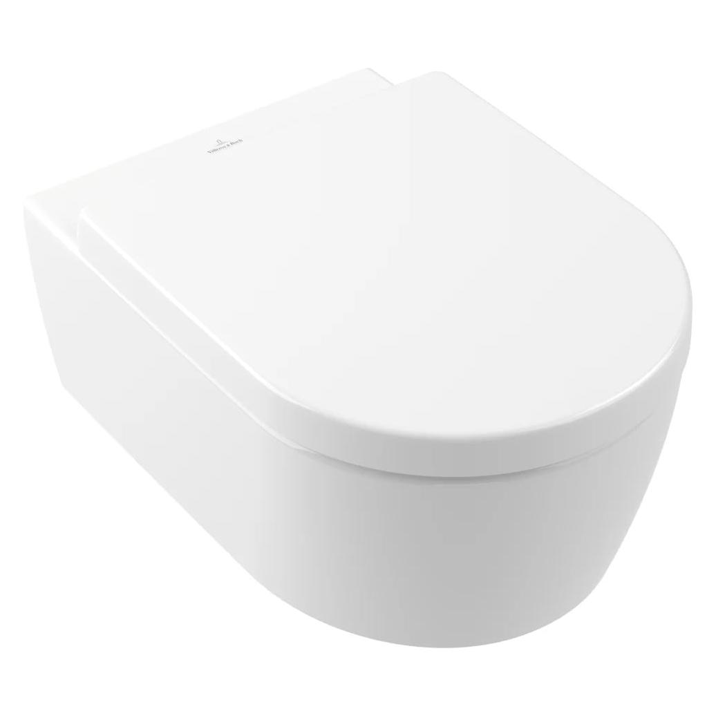 Villeroy & Boch V&B Combi-Pack AVENTO m WWC ti. DirectFlush und WC-Sitz we (5656HR01)