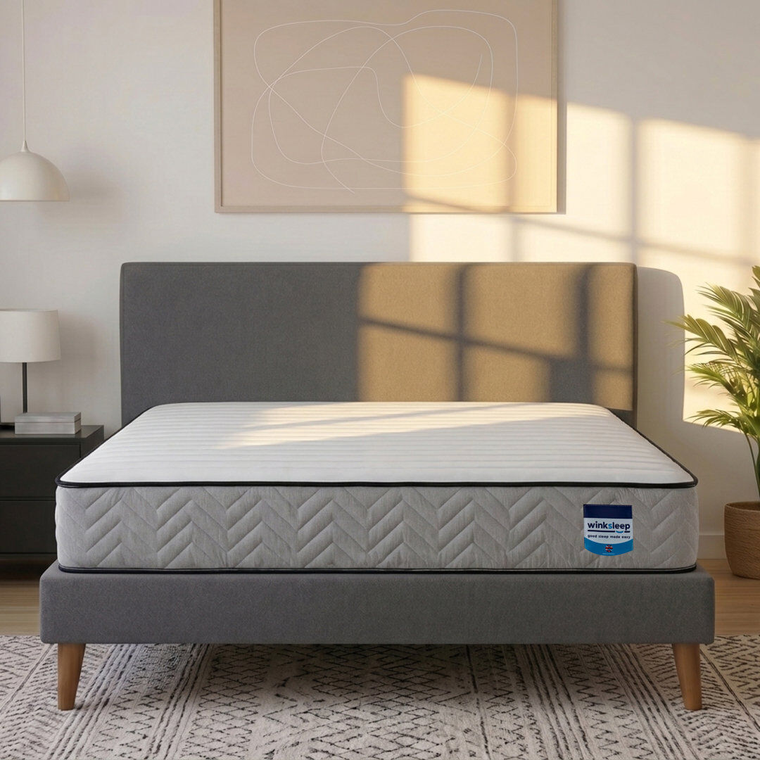 Winksleep Hybrid Memory Foam & Spring Mattress – Orthopaedic Support with Open Coil Small Single (2'6)