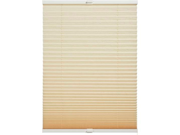Plissee Milla , beige, B:120cm H:130cm, Obermaterial: 100% Polyester, SCHÖNER WOHNEN-KOLLEKTION, Plissees, Plissee, verschraubt, silberne oder weisse Rollo-Technik
