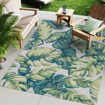 Nuloom Heidi Tropical Indoor/Outdoor Area Rug
