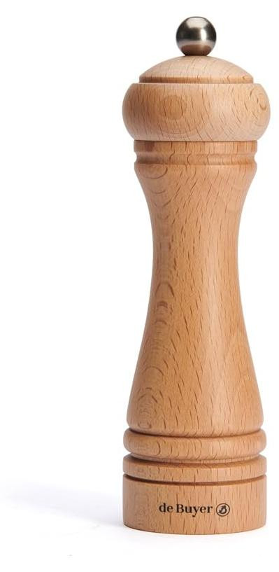 de Buyer Java keramische molen - Grijs/Wit - Hoogte: 18 cm