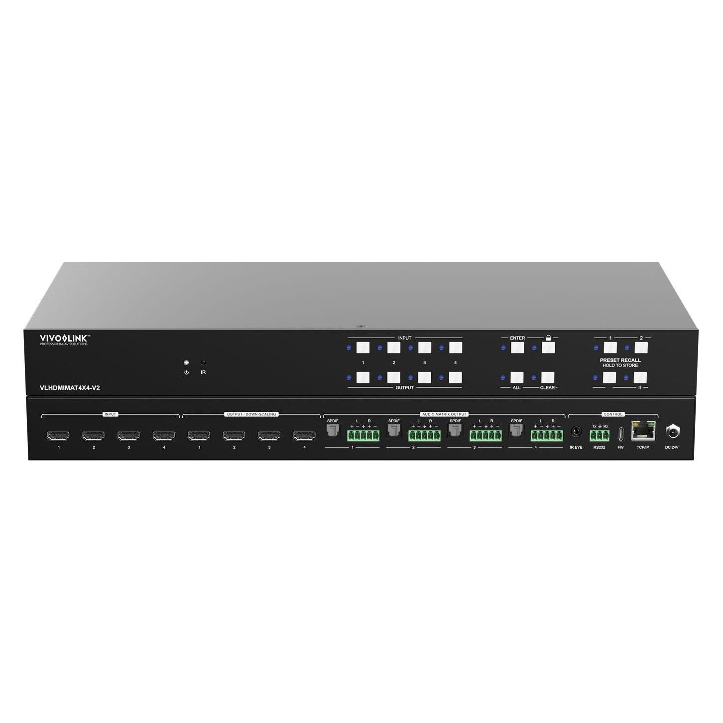 Vivolink HDMI 2.0 4x4, Matrix Fast (VLHDMIMAT4X4-V2)