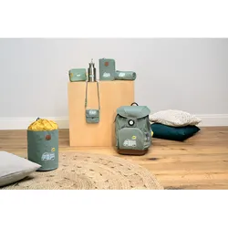 Lässig School Set Slim Adventure Bus Schulranzenset 5tlg. - oliv Koffer24