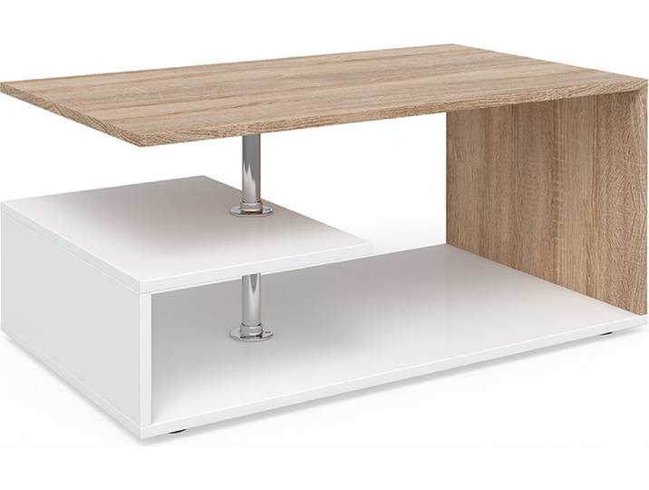 Table basse Vicco Guillermo Blanc/Sonoma 91x52.6cm\, Model 28279