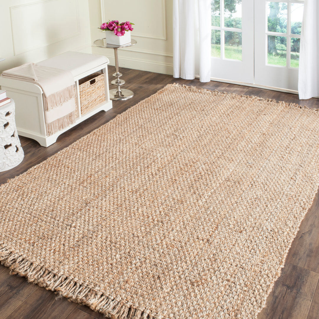 Fernleaf Lina Solid Colour Jute / Sisal Hand Woven Area Rug Rectangle 243 x 304cm