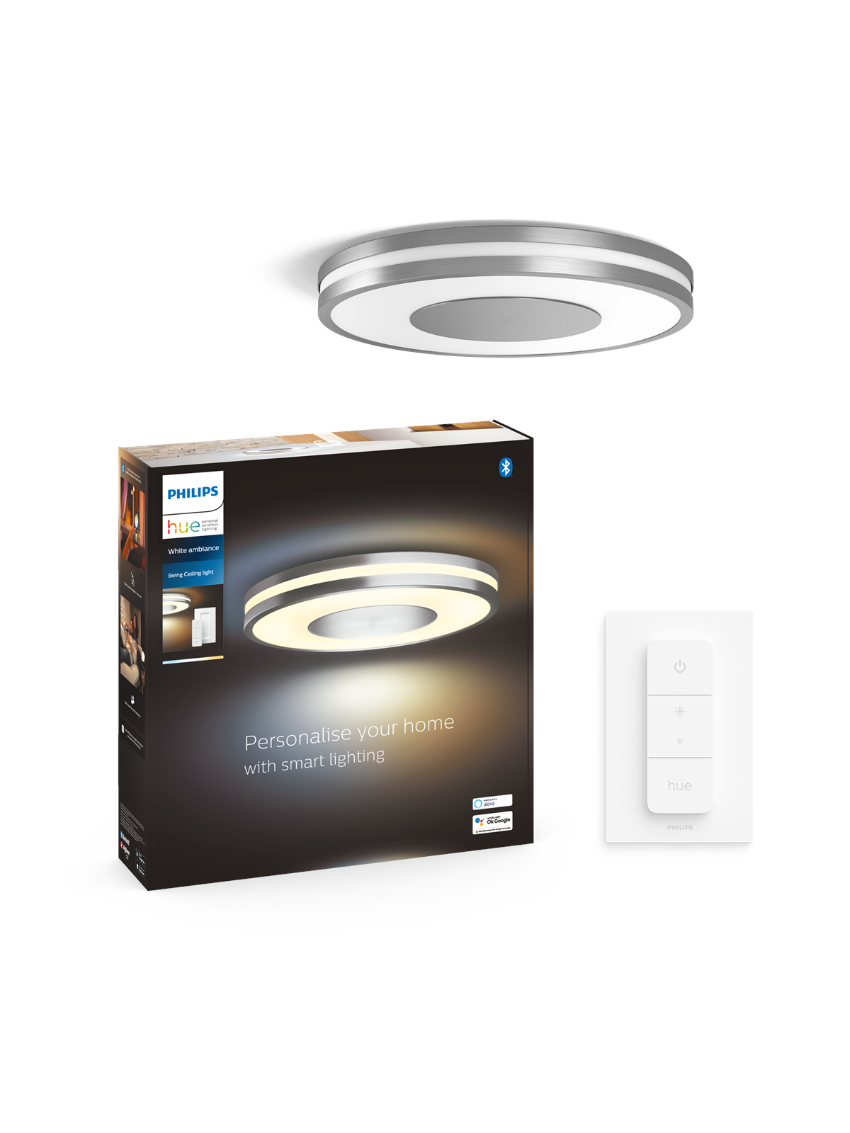 Philips Hue Being Plafond Ceiling Light - Aluminium