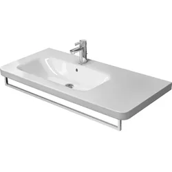 Duravit DuraStyle Handtuchhalter 0031071000, chrom 931mm, Quadratrohr 14 mm, für DuraStyle Waschtisch